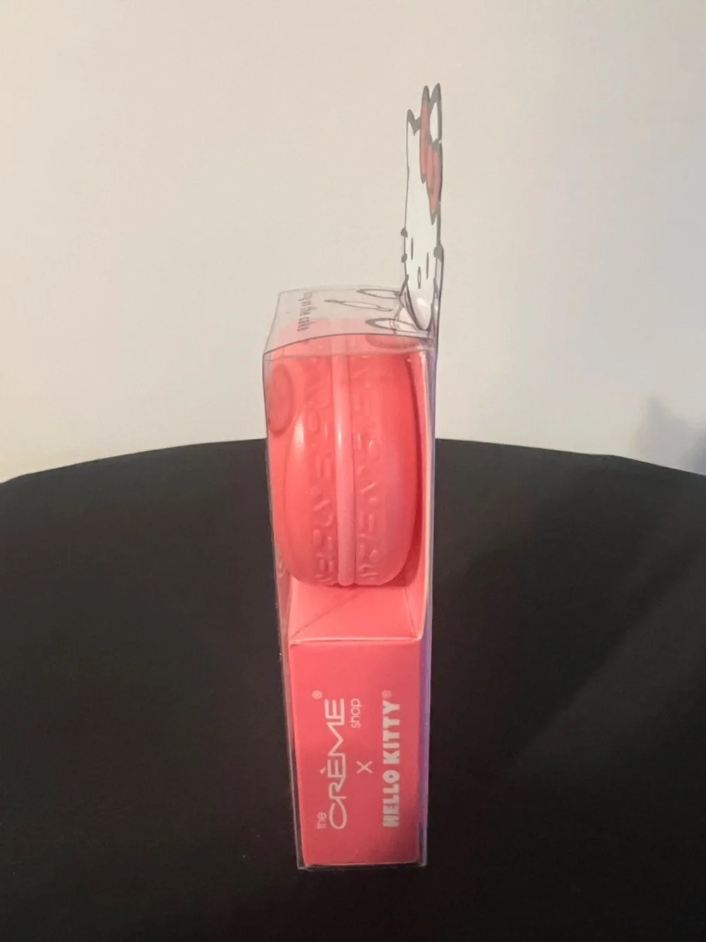 NWT The Crème Shop x Hello Kitty Pink Macaron Lip Balm